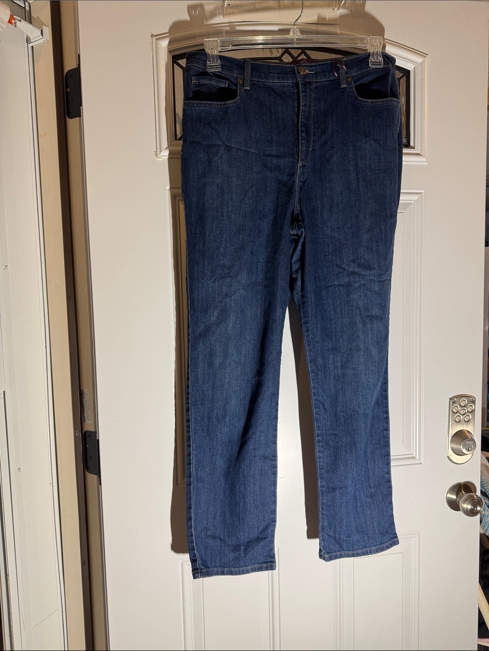 Gloria Vanderbilt Classic Dark Blue Straight Leg Jeans